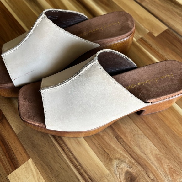 House of Harlow 1960 Griffin Ivory Playforms Size 9 - Picture 2 of 5